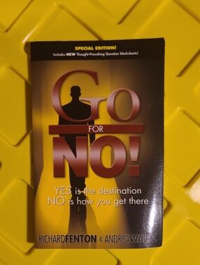 GO FOR NO! Book - Yellow & Black Cover